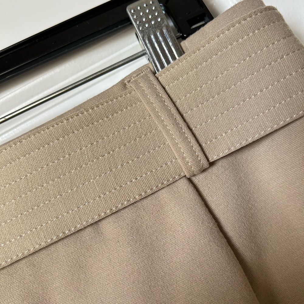 Banana Republic Tan Midi Skirt with Belt - Picture 4 of 12